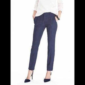 Banana Republic Lightweight Wool Ryan Blue Pants